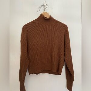 J.Crew Ribbed turtleneck sweater in stretch yarn